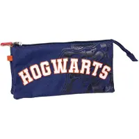 Cerdá Hogwarts Federtasche ( orange & blau) 3 Fä cher 22,5 cm