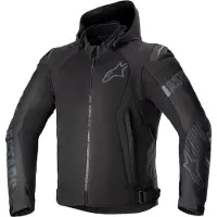 Alpinestars Zaca Air Motorrad Textiljacke, schwarz, 4XL