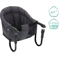 Fillikid Tischsitz "Flexi", Kinder, grau (grau melange), Kunststoff, Polyester, Tischsitze Tischsitz