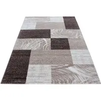 Ayyildiz Teppiche Teppich TEPPICHE "Parma 9220, auch als Läufer erhältlich" Gr. 2, braun, B:80cm H:9mm L:150cm, Kunstfaser, Teppiche, Teppich, Läufer, Kurzflor, Wohnzimmer