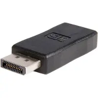 StarTech.com .com DisplayPort auf HDMI Adapter - Kompakter DP zu HDMI Video Konverter 1080p - VESA DisplayPort - Passiver DP 1.2 auf HDMI Monitor/Display/Projektor Kabel Adapter, DisplayPort, HDMI, Schwarz
