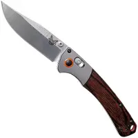 Benchmade Klappmesser Mini Crooked River wood