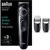 Braun BT3410, Waschbar, Wechselstrom/Batterie, Schwarz