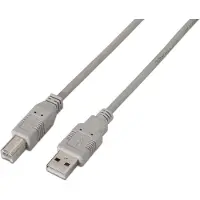 Aisens A101-0002, 1,8 m, USB A, USB B, USB 2.0, Beige