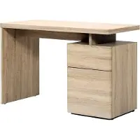 Jahnke Schreibtisch "CU-LIBRE 120", braun (eiche sägerau, eiche sägerau, eiche sägerau), B:120cm H:76cm T:55cm, Tische, Schreibtisch, platzsparender Arbeitsplatz
