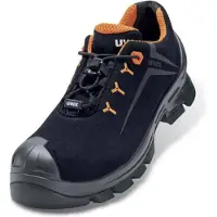 Uvex 2 MACSOLE Sicherheitsschuh S3L Halbschuh Velours Größe 46 Weite 11 schwarz/orange 46 - 6528246 - schwarz/orange