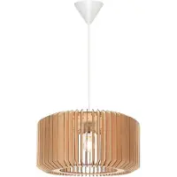 Nordlux Hängeleuchte Asti 50 aus Holzlamellen, Höhe 25 cm