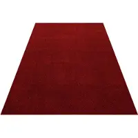 Ayyildiz Teppiche Teppich TEPPICHE "ATA, auch als Läufer und in rund", rot, B:120cm H:10mm L:170cm, Kunstfaser, Teppiche, Teppich, Kurzflor, uni, große Farbauswahl, robust, Fußbodenheizungsgeeignet