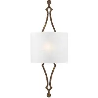 Elstead Lighting Elstead Tilling Wandleuchte E27 Abgenutztes Blattgold