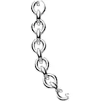 Thomas Sabo Collierkettchen "Ankerkettengliederung, 1,0 mm breit" Gr. 90, silber (silberfarben), Halsketten, Damen, 90, Silber 925 (recycelt), Collierkettchen