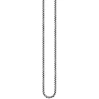 Thomas Sabo Collierkettchen "Venezianerkettengliederung, 1,0 mm breit" Gr. 42, grau, Halsketten, Damen, 42, Silber 925 (recycelt), Collierkettchen