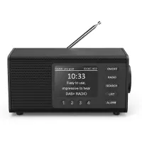 Hama DR1001BT, Persönlich, Digital, DAB, DAB+, FM, 5 W, TFT, 10,9 cm (4.3")