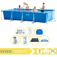 Intex Rechteckiger Frame Pool - 450x220x84 cm - 8-teilig S30276