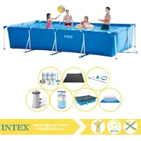 Intex Rechteckiger Frame Pool - 450x220x84 cm - 8-teilig S30290