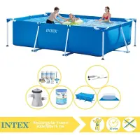 Intex Rechteckiger Frame Pool - 300x200x75 cm - 7-teilig S30226