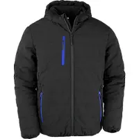 Result Genuine Recycled Recycled Black Compass Padded Winter Jacket