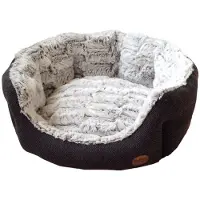 Nobby Cacho, Nest-Haustierbett, Drinnen, Hund, Grau, Oval, Einfarbig