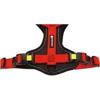 Beeztees Parinca Premium Y-Geschirr - Hundegeschirr - Nylon - rot - 38-
