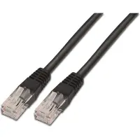 Aisens A135-0259, 2 m, Cat6, U/UTP (UTP), RJ-45, RJ-45, Schwarz