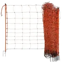 Kerbl Weidezaunnetz AKO OviNet - 90 / Einzelspitze - orange