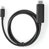 Nedis Ccgb64655bk20 Usb-c-auf-hdmi-adapterkabel Usb 3.2 Gen 1 4k@ Vernickelt 2 M 60hz