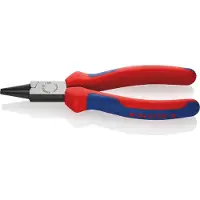 Knipex 22 02 160, Spitzzange, Chrom-Vanadium-Stahl, Kunststoff, Blau, Rot, 16 cm, 170 g