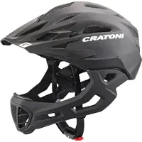 Cratoni C-Maniac Helm – Integralhelm mattschwarz größe S-M (52-56 cm) 112402B1