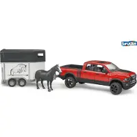 BRUDER Auto - RAM 2500 m. Pferd und Pferdeanhänger - 02501 - - One Size - Autos