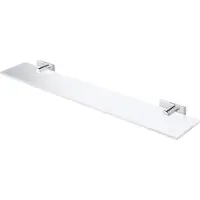 Duravit Karree Glasablage 60cm, matt, chrom, 0099501000