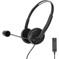 Energy Sistem Office 2+ Kopfhörer Kabelgebunden Kopfband Büro/Callcenter USB Typ-A Schwarz