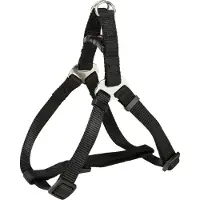 Trixie Premium One Touch Geschirr - schwarz - 80–100 cm/25 mm