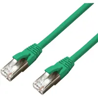 Microconnect MC-SFTP6A15G, 15 m, Cat6a, S/FTP (S-STP), RJ-45, RJ-45, Grün