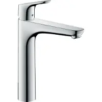 Hansgrohe Focus Waschtischmischer, ComfortZone190, Ausladung 159mm, ohne Ablaufgarnitur, chrom, 31518000