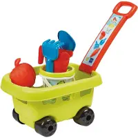 Ecoiffier : Gartenwagen mit Eimer und Zubehör.
