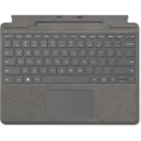 Microsoft Surface Pro Signature Keyboard, AZERTY, Französisch, Touchpad, , Surface Pro 8 Surface Pro X, Platin
