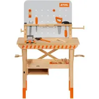 Stihl Kinderwerkbank aus Holz