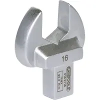 Ks Tools 516.2116, Einzelner Artikel, Schraubenschlüssel-Endstück, Chrom-Vanadium-Stahl, Chrom, 16 mm, 38 mm