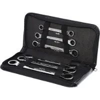 Ks Tools GEARplus Doppel-Ratschenringschlüssel-Satz, 6-tlg Lederetui - 503.4557