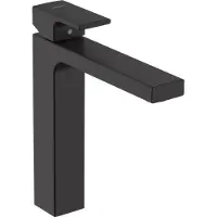 Hansgrohe Vernis Shape Einhebel-Waschtischarmatur 190, Ausladung 181mm, 71591670, Farbe: Mattschwarz