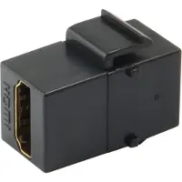 Equip HDMI Keystone Verbinder, HDMI, HDMI, Schwarz
