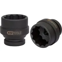 Ks Tools 1" 12-kant-Kraft-Stecknuss, kurz - 450.0405