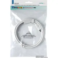 Axing BAK999-80 Anschlusskabel IEC, axialer Stecker, axiale Kupplung, hochgeschirmt, 10,00 m BAK99980 BAK 999-80