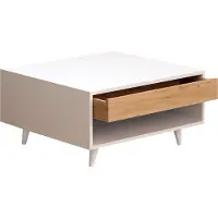 Skye Decor , Silla, Couchtisch, Eiche, 100 % MELAMINBESCHICHTETE SPANPLATTEN, 80 x 80 x 40 cm
