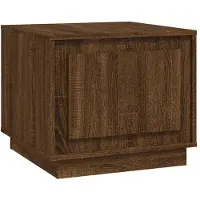 vidaXL Couchtisch Braun Eichen-Optik 51x50x44 cm Holzwerkstoff