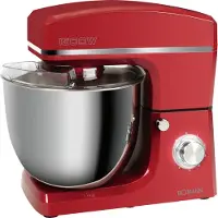 Bomann Knetmaschine KM 6036 CB rot, 10 Liter Edelstahlschüssel, 6,5 kg