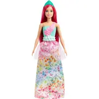 Mattel Blonde Prinzessin Mit Rosa Krone Puppe