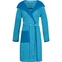 Esprit Bademantel Striped Hoody Turquoise Damen-M