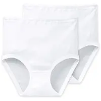 Schiesser Damen Taillenslips 2er Pack - Original Feinripp, Classic, Maxi Slip