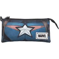 KARACTERMANIA Captain America Brustkorb Blau Blau One Size