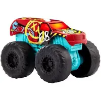 Hot Wheels Monster Trucks HW Demo Derby-Truck mit Licht- und Geräuscheffekten, Monstertruck, 3 Jahr(e), LR44, Kunststoff, Metall, Mehrfarbig